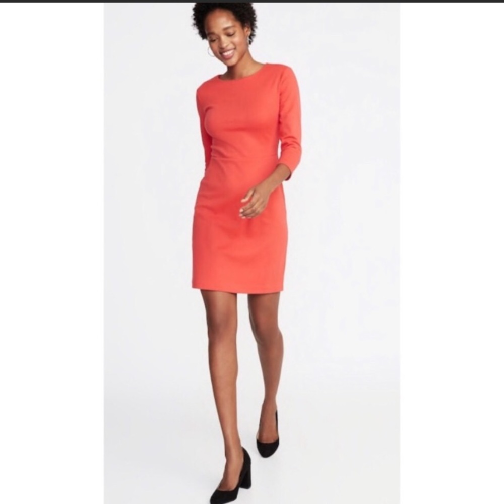 Old Navy NWT 3/4 sleeve sheath dress